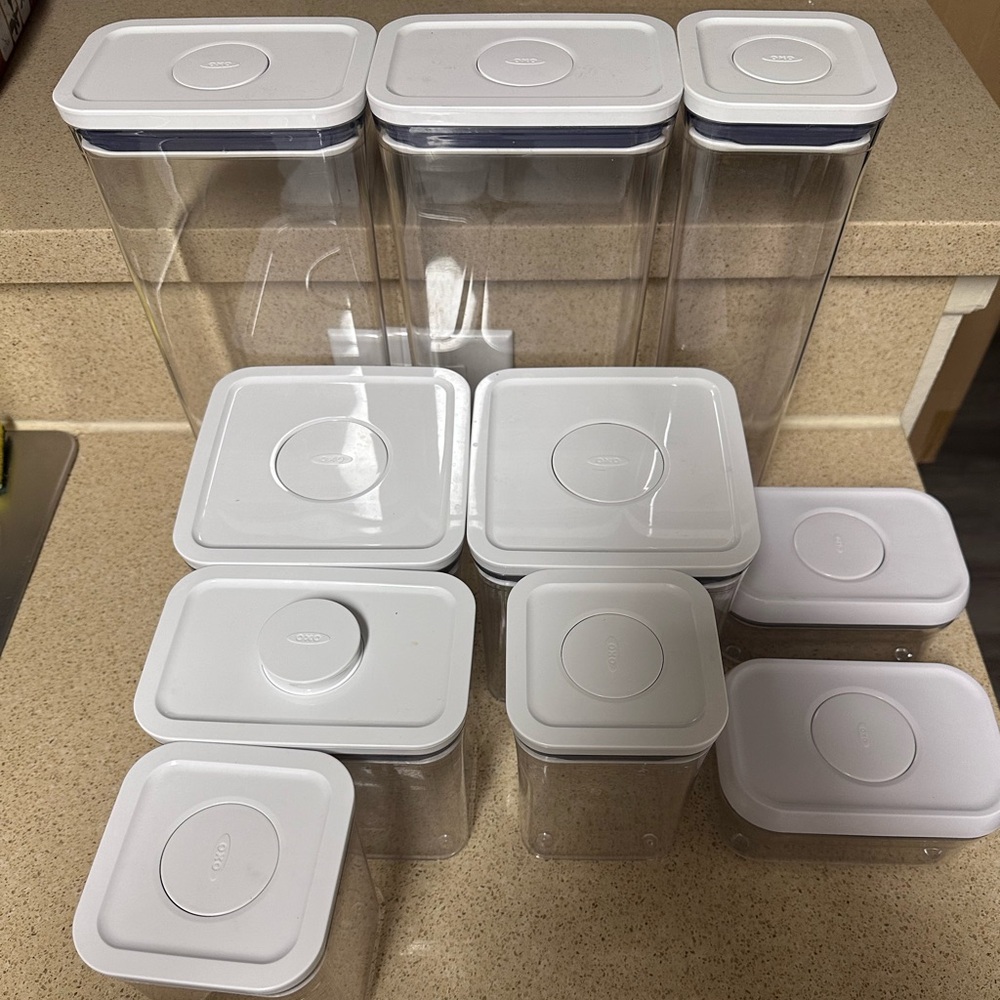 10 OXO containers barely used